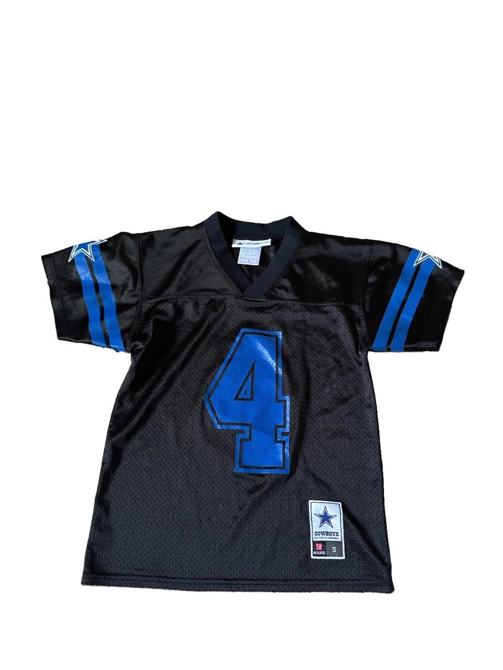 Cowboys Authentic Dak Prescott's #4 Dallas Cowboys Jersey Youth Sz Small